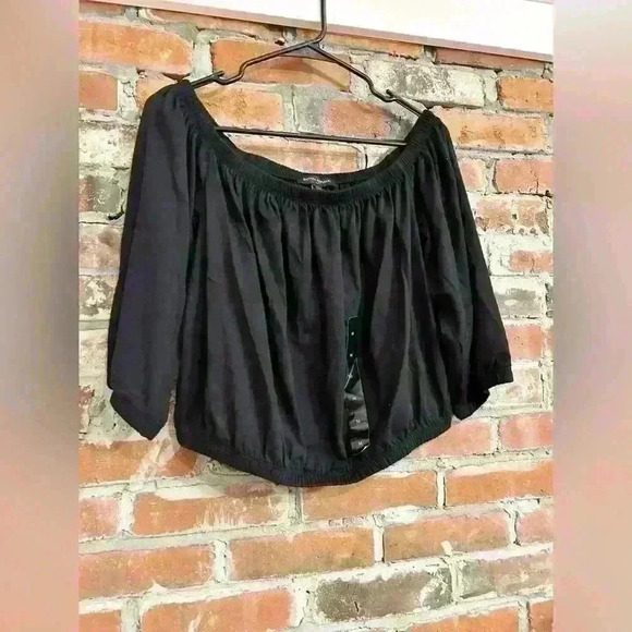 Banana Republic Off The Should Cinched Waist Top Size M - Picture 3 of 7